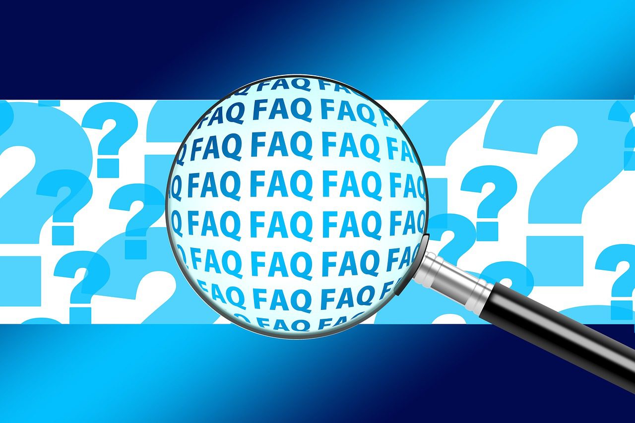 faq, ask, often, help, support, problem solution, response, magnifying glass, magnification, request, question mark, faq, faq, faq, faq, faq